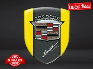 Cadillac Emblemi Auto Su Misura Resistenti Universali Pregiati ST